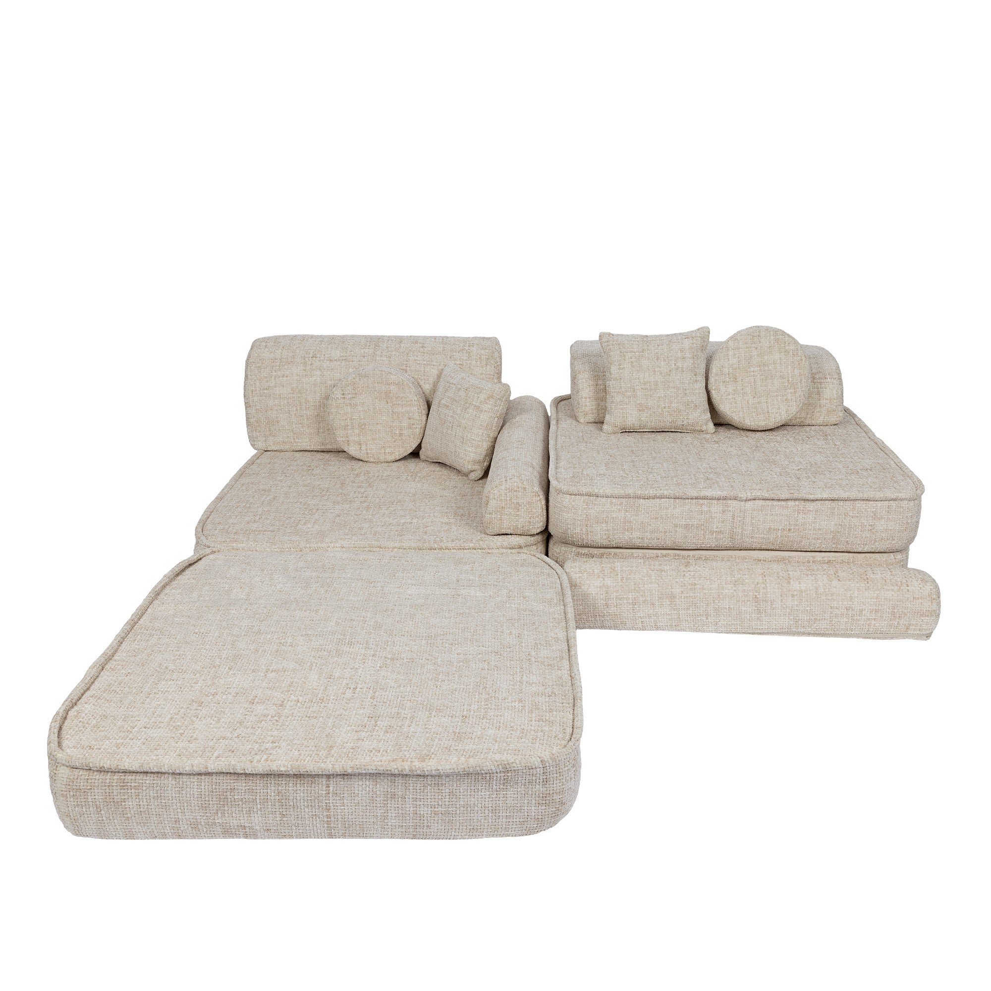 Meowbaby Tangle Modułowa Piankowa Sofa dla Dzieci | 8 Elementów