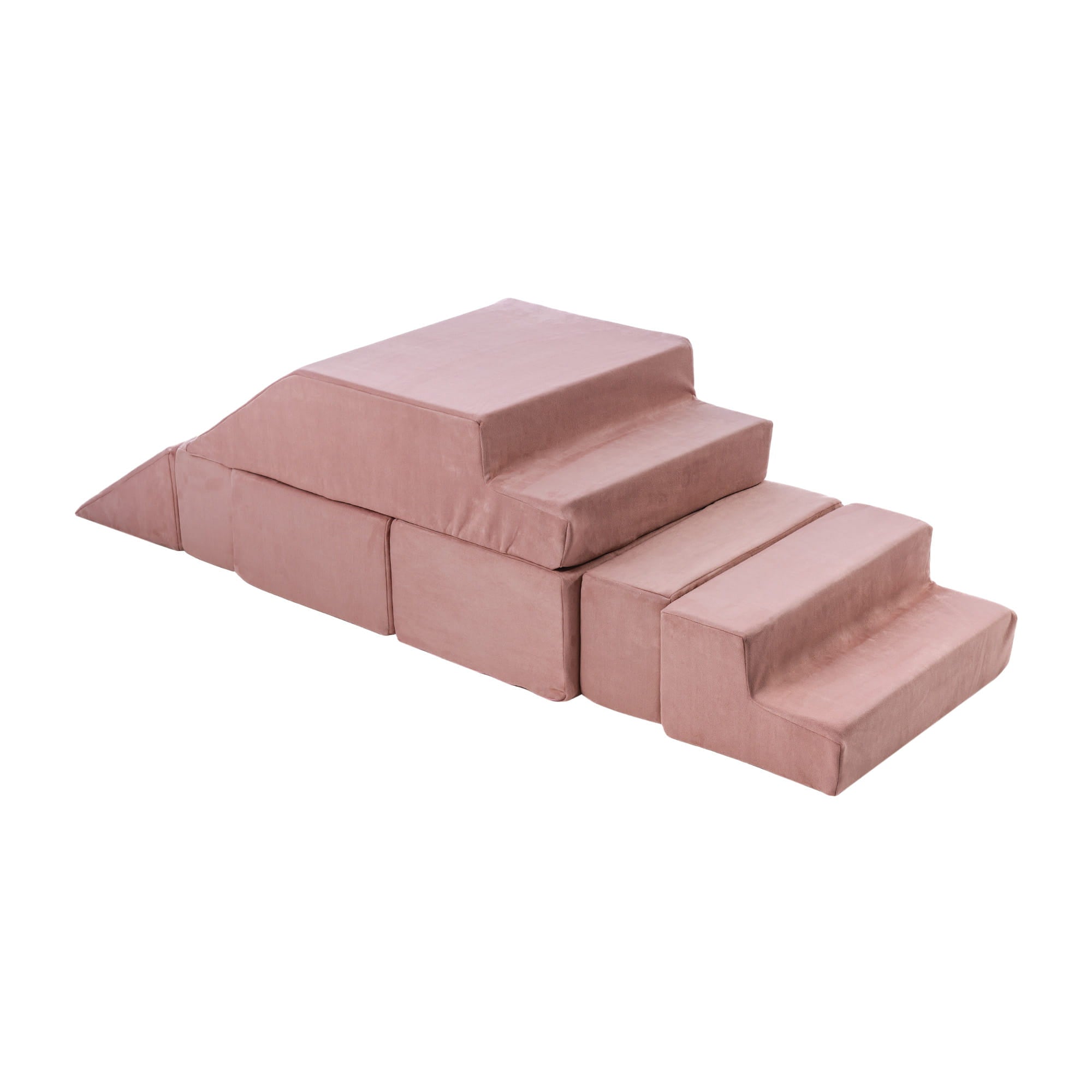 Meowbaby - Velvet Sofa Bricks - Modułowa Sofa Dla Dzieci | 6 Elementów