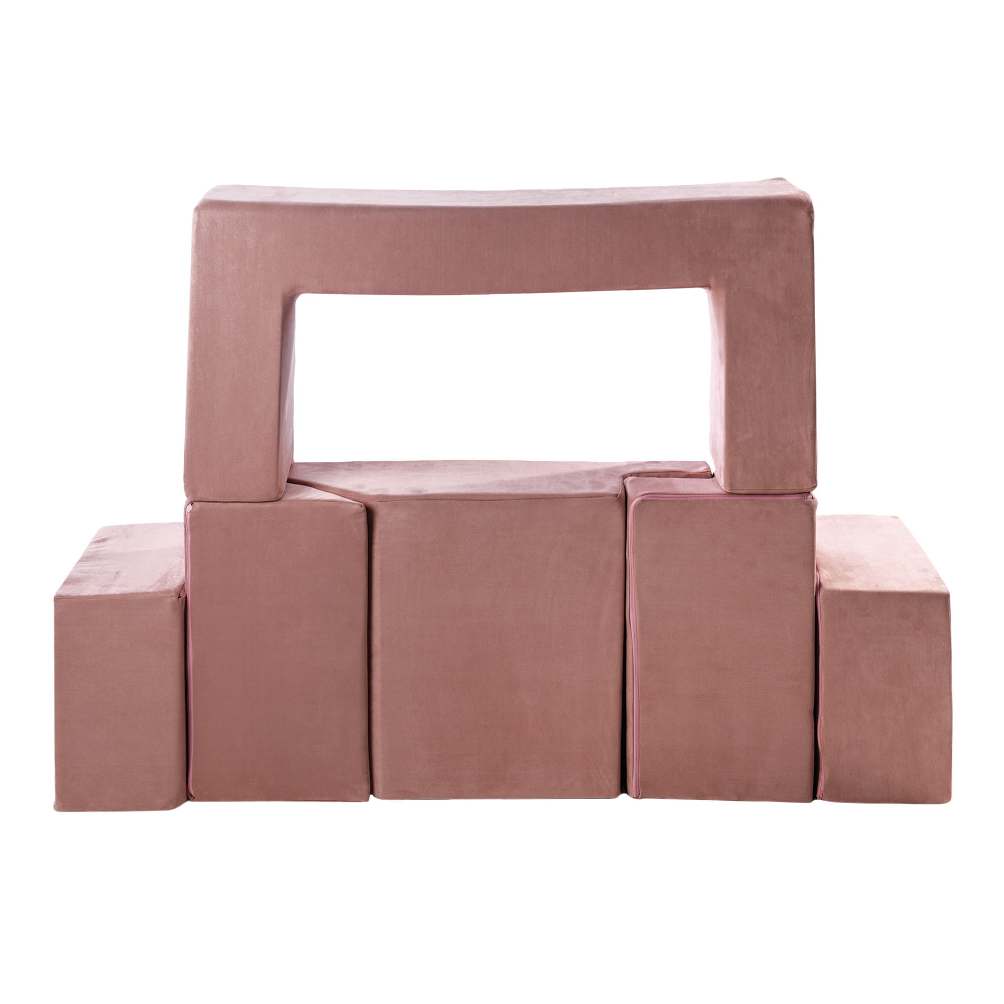 Meowbaby - Velvet Sofa Bricks - Modułowa Sofa Dla Dzieci | 6 Elementów