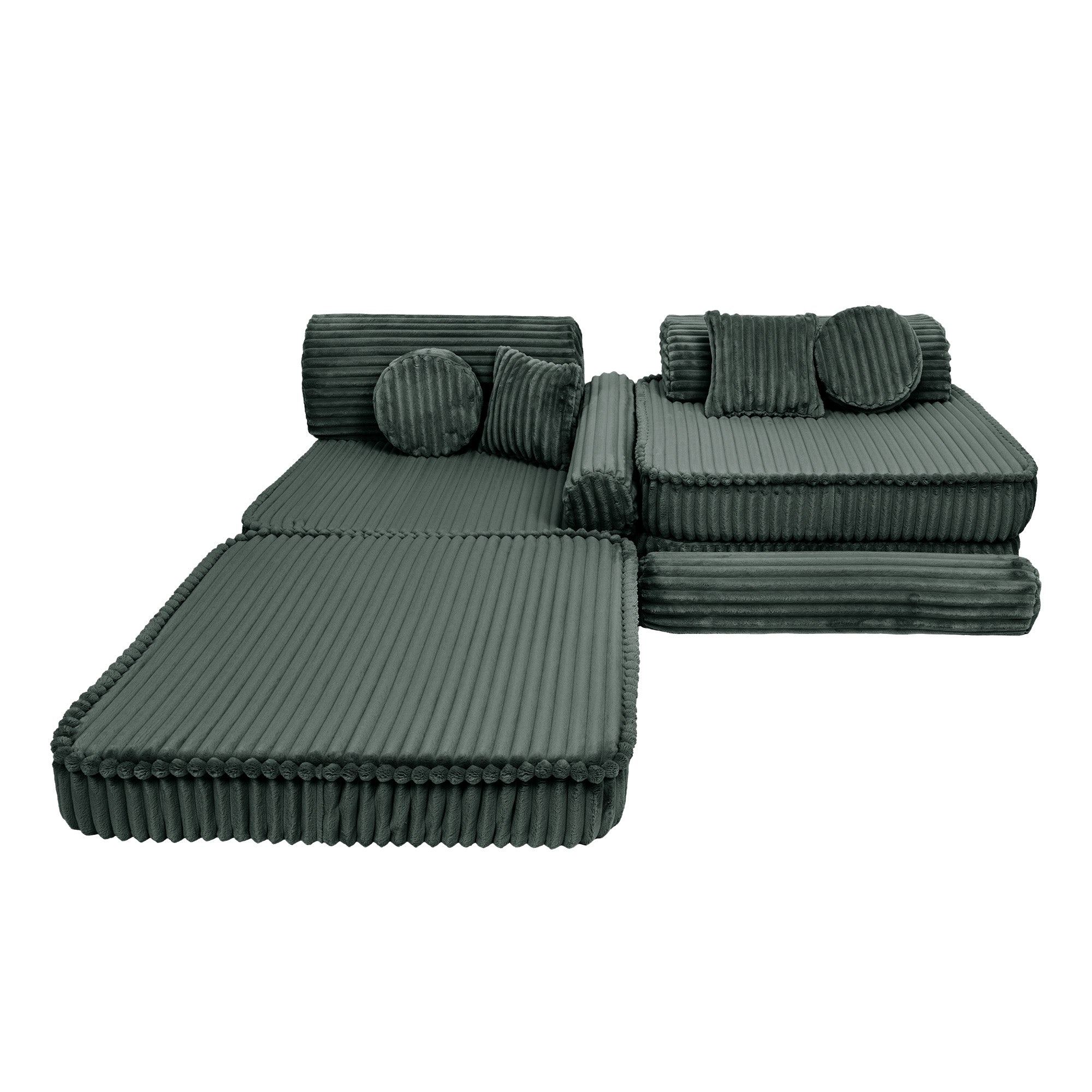 Meowbaby Churros Modułowa Piankowa Sofa dla Dzieci | 8 Elementów