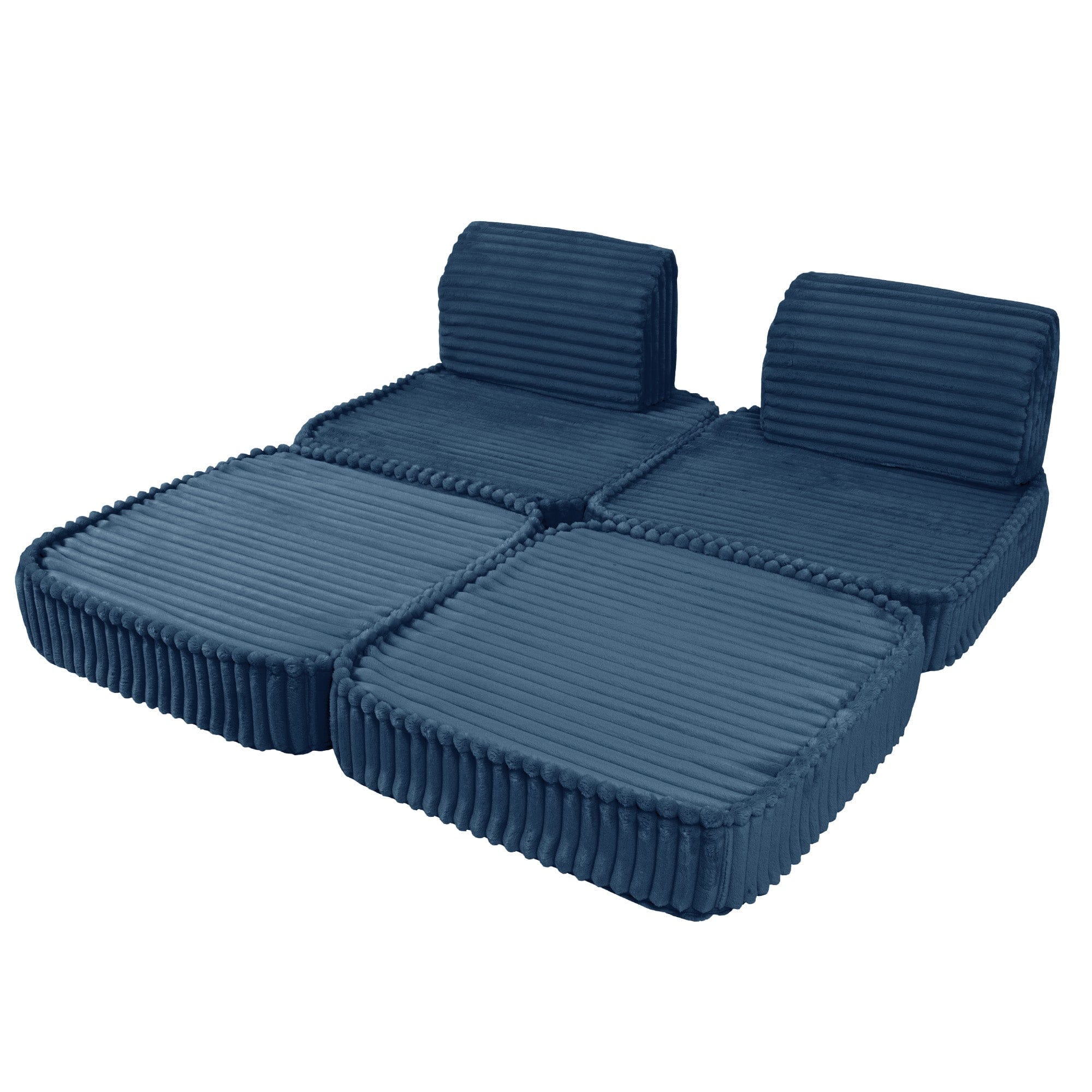 Meowbaby Churros Sofa Basic – Modułowa Sofa Dla Dzieci | 4 Elementy