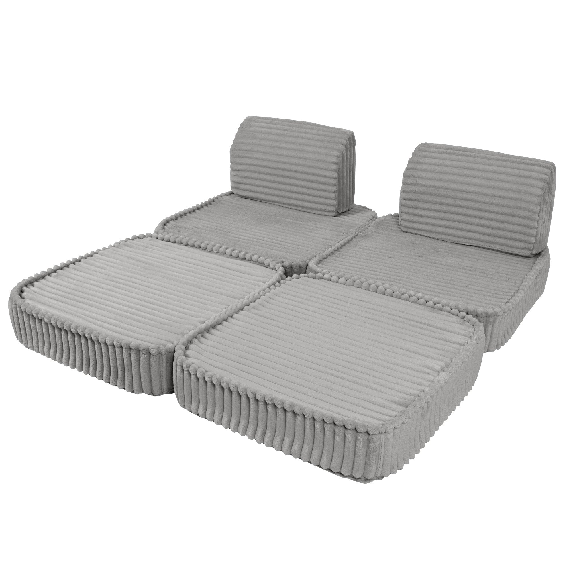 Meowbaby Churros Sofa Basic – Modułowa Sofa Dla Dzieci | 4 Elementy