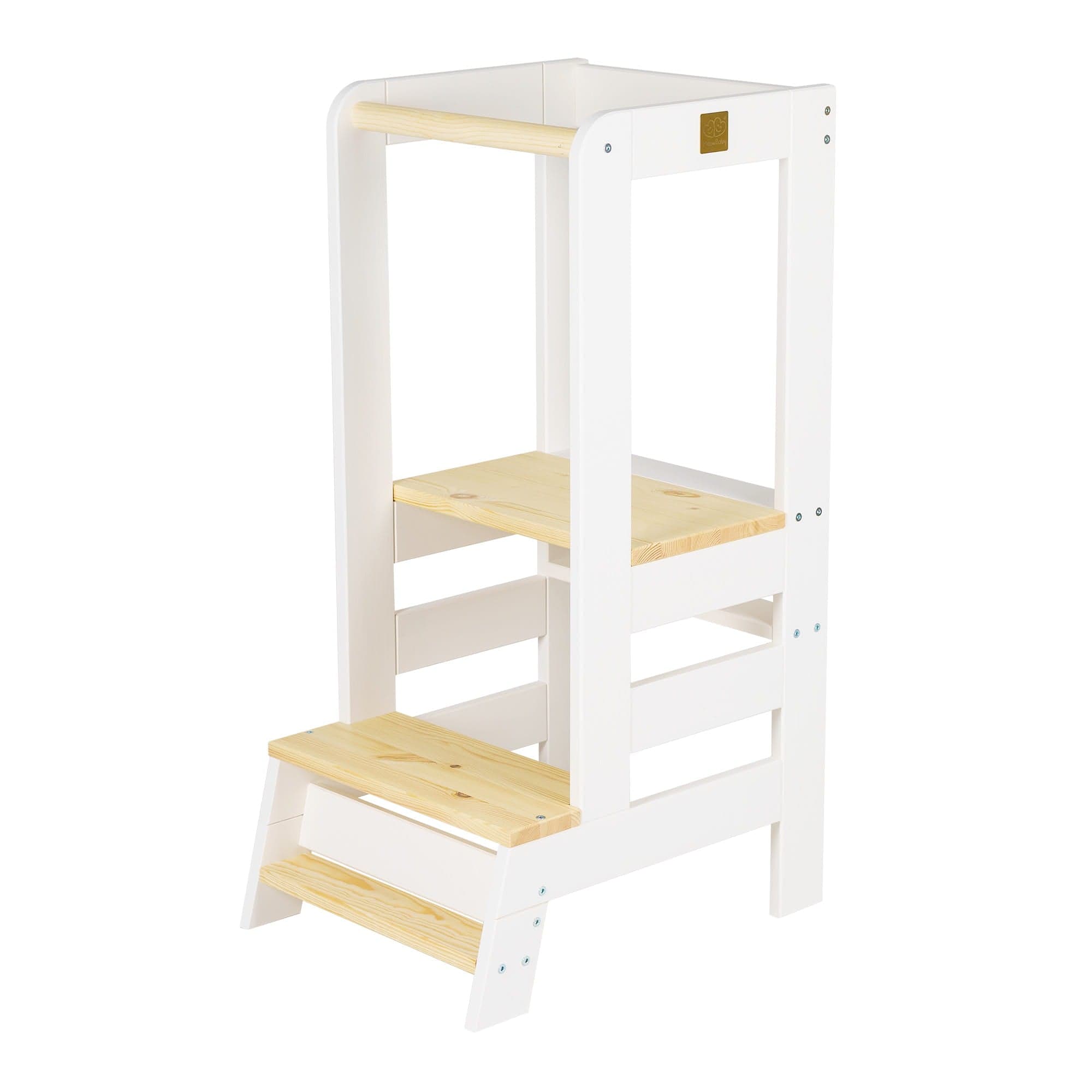 Meowbaby Kitchen Helper - Drewniany Pomocnik Kuchenny dla Dzieci