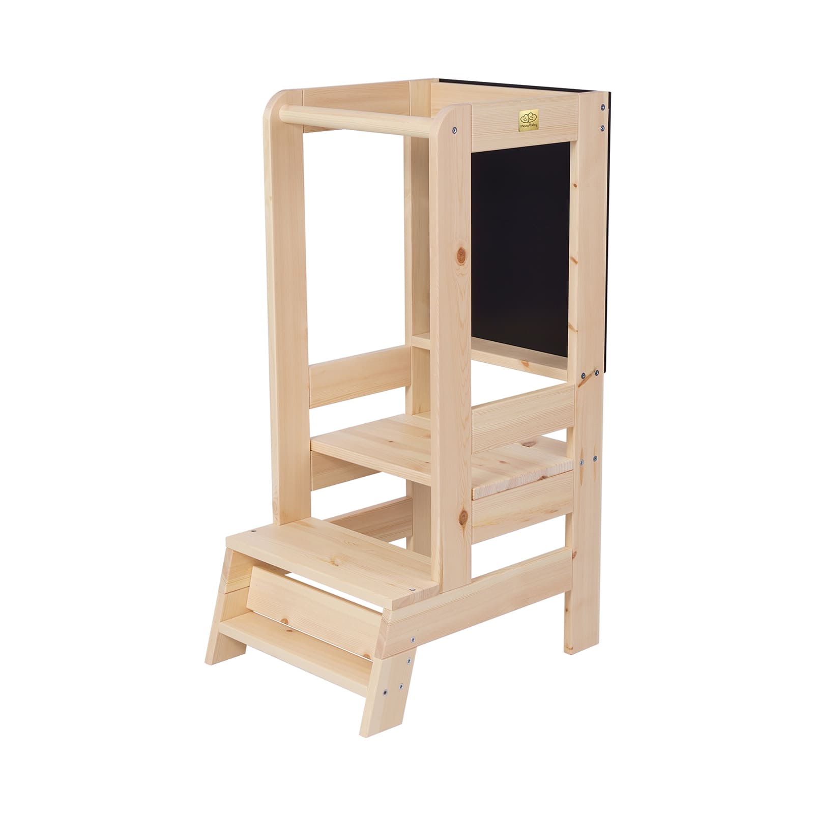 Meowbaby Kitchen Helper - Drewniany Pomocnik Kuchenny dla Dzieci