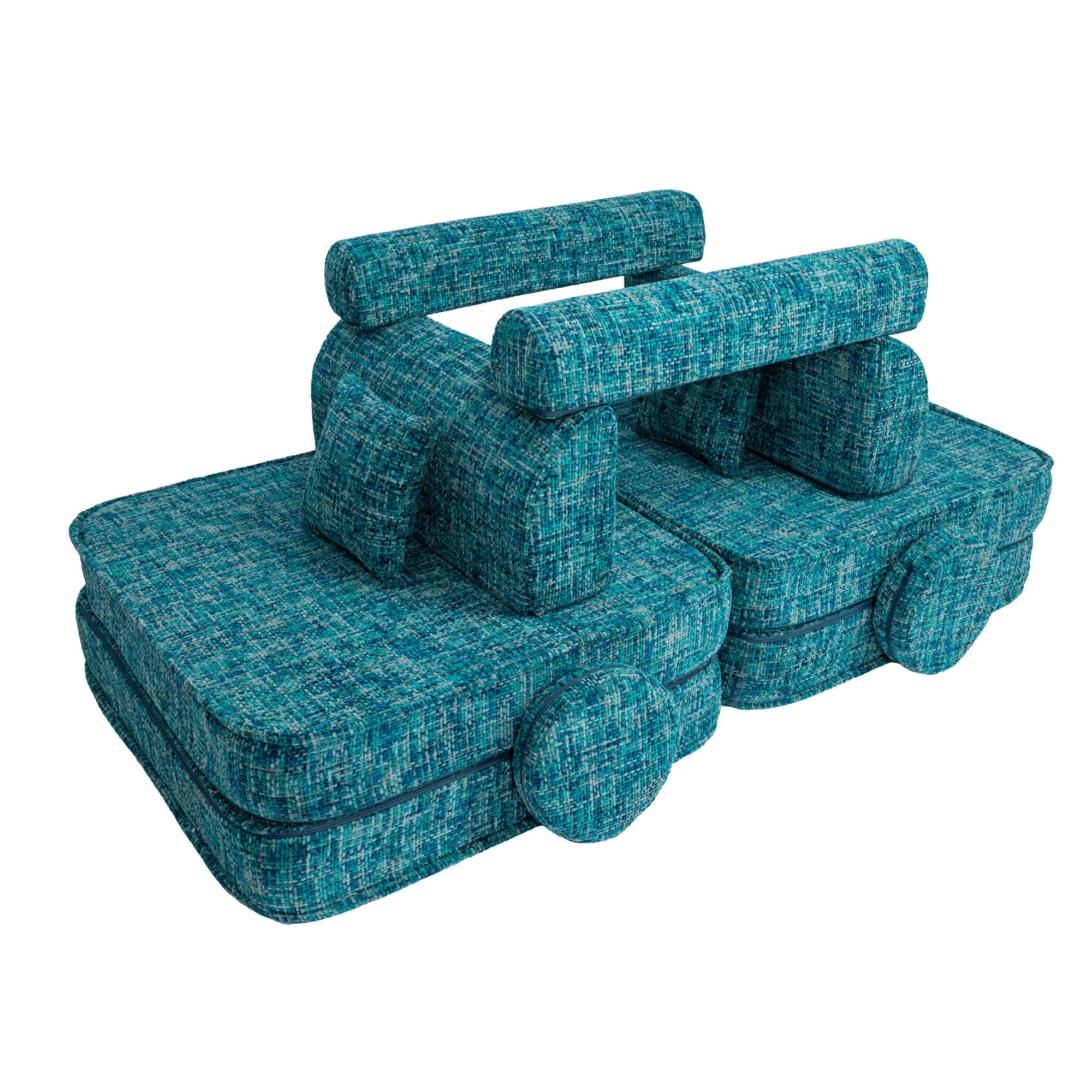 Meowbaby Tangle Modułowa Piankowa Sofa dla Dzieci | 8 Elementów