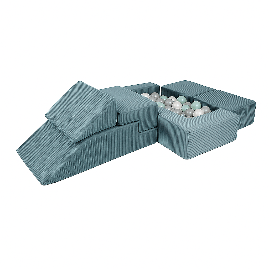 Meowbaby Aesthetic Sofa Bricks – Modułowa Sofa Dla Dzieci | 6 Elementów