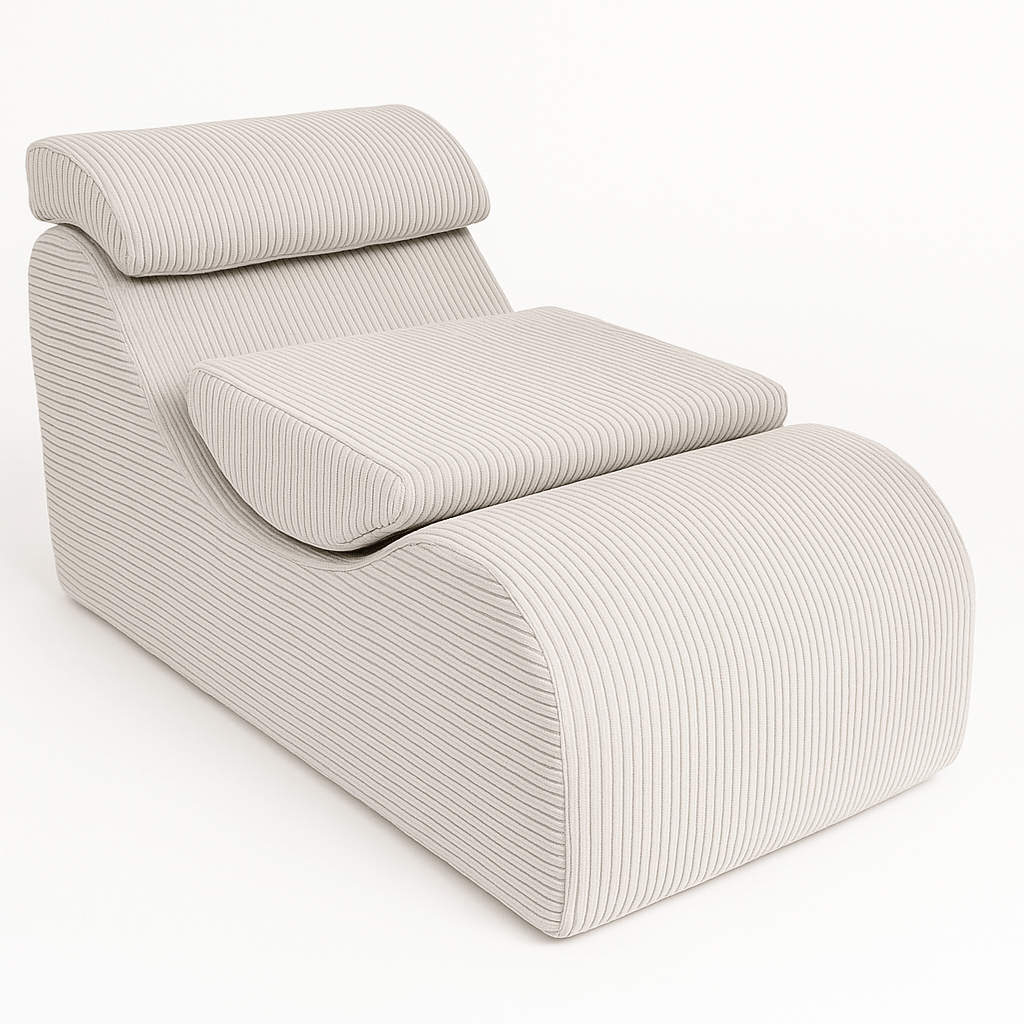 Meowbaby Aesthetic Wave Lounger - Wygodny Fotel dla Dzieci