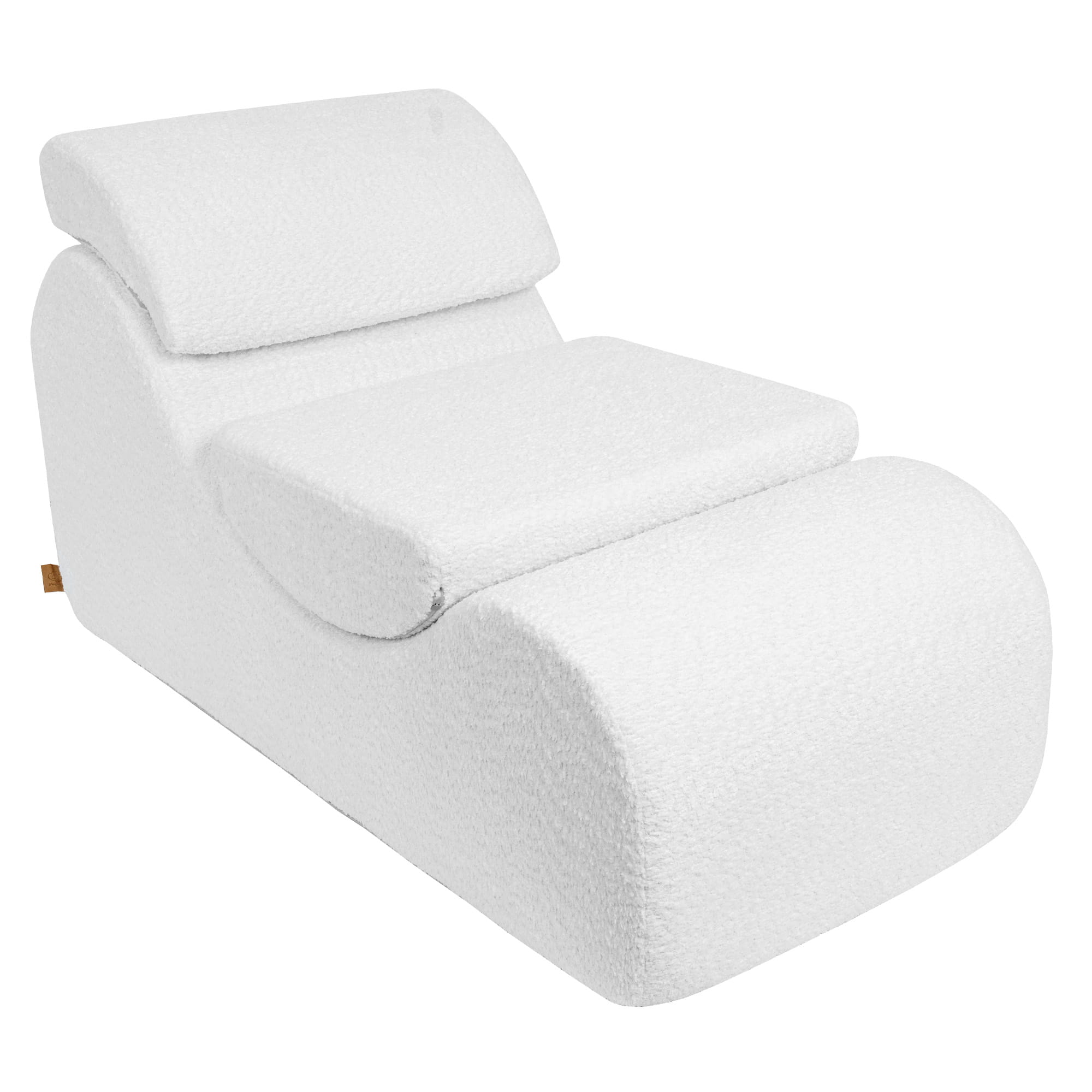 Meowbaby Boucle Wave Lounger - Wygodny Fotel dla Dzieci