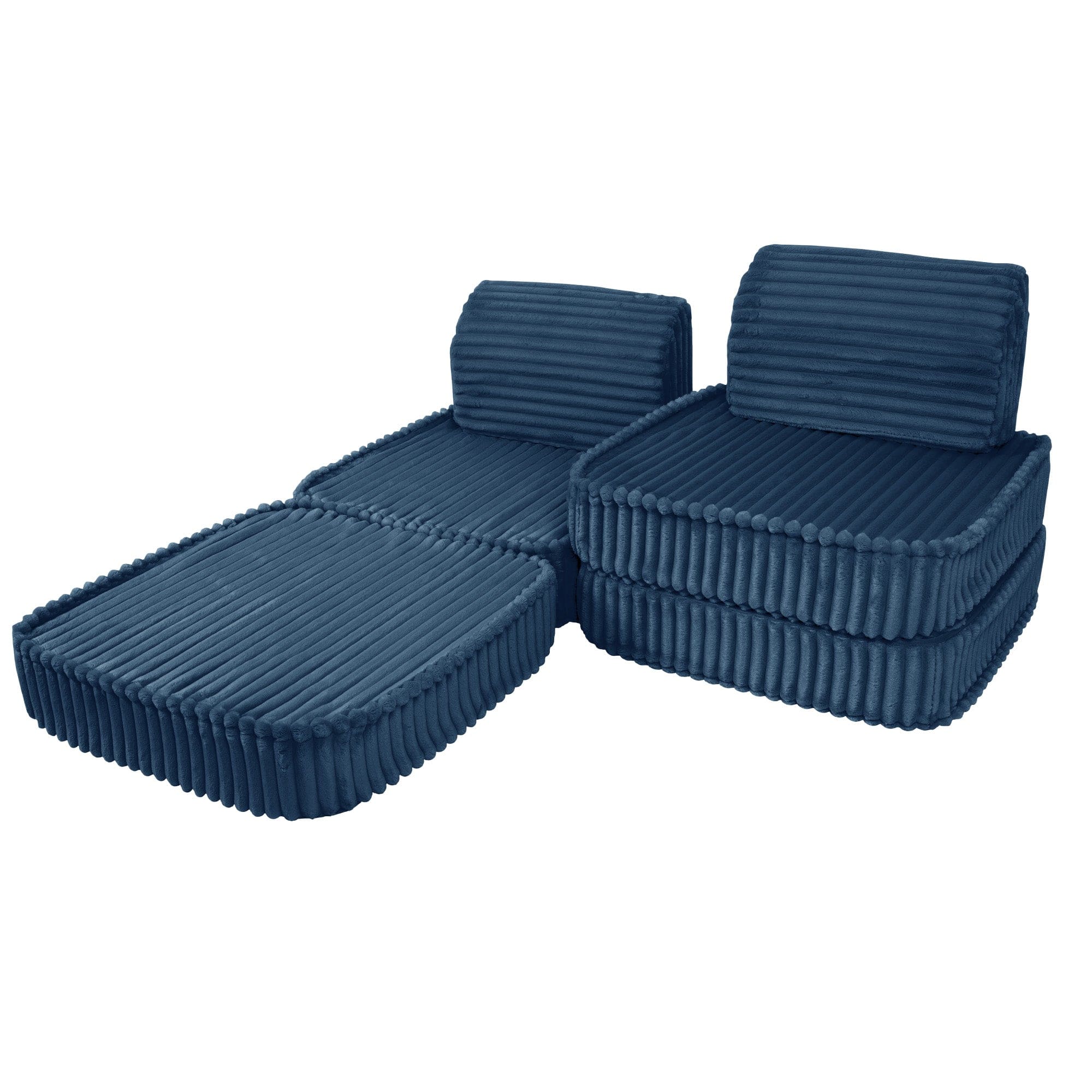 Meowbaby Churros Sofa Basic – Modułowa Sofa Dla Dzieci | 4 Elementy
