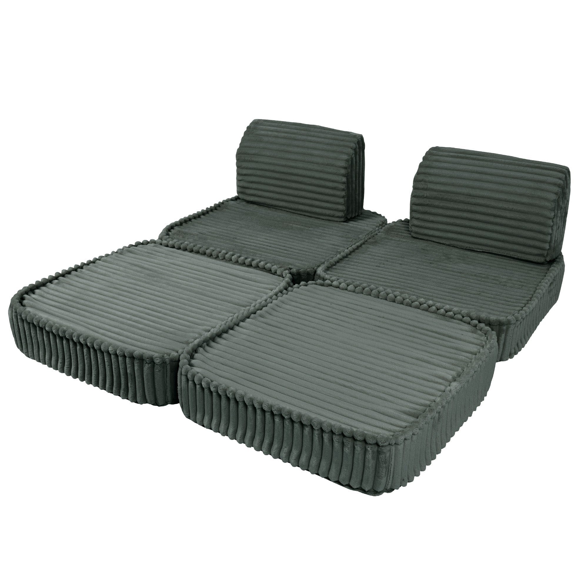 Meowbaby Churros Sofa Basic – Modułowa Sofa Dla Dzieci | 4 Elementy