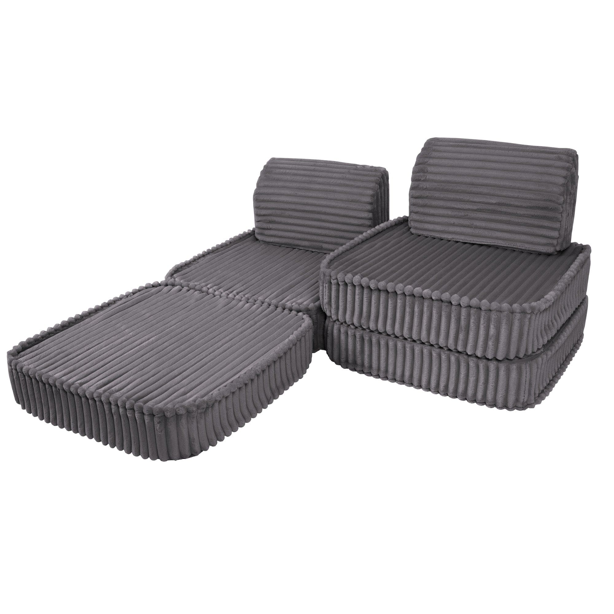 Meowbaby Churros Sofa Basic – Modułowa Sofa Dla Dzieci | 4 Elementy