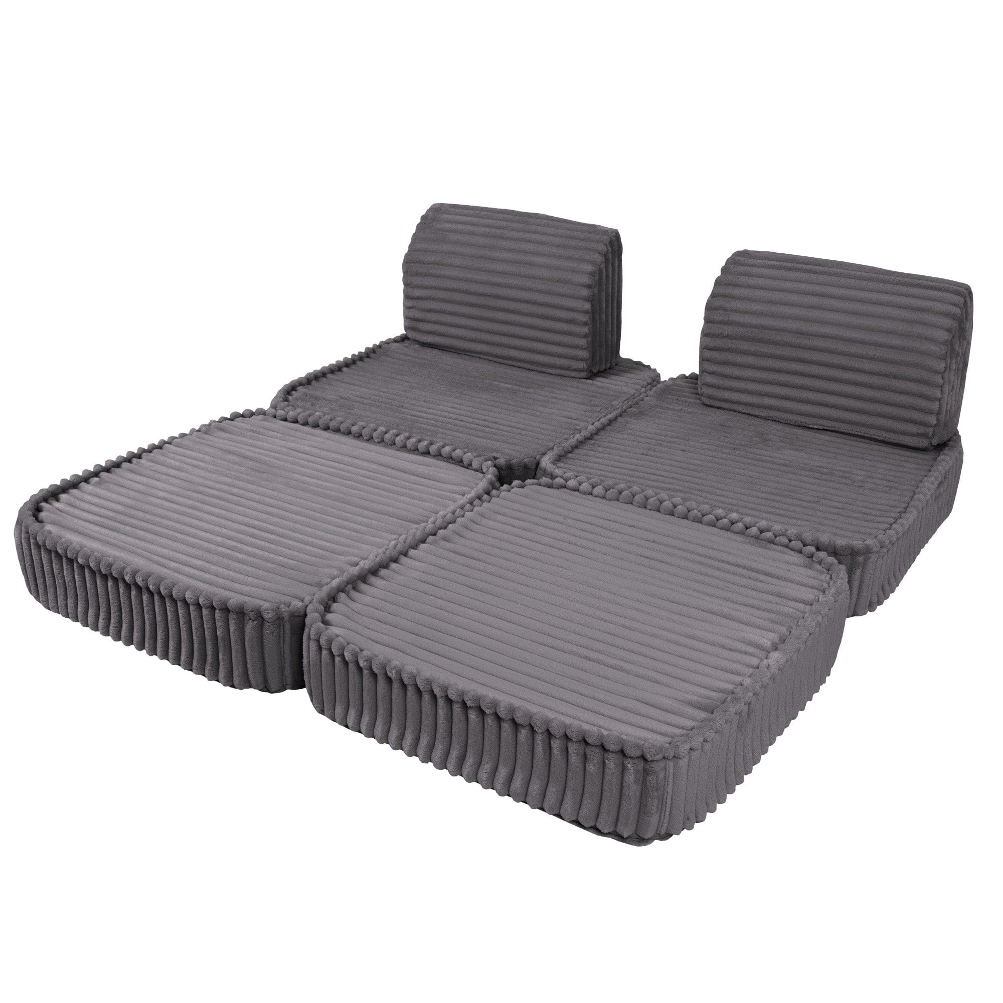 Meowbaby Churros Sofa Basic – Modułowa Sofa Dla Dzieci | 4 Elementy