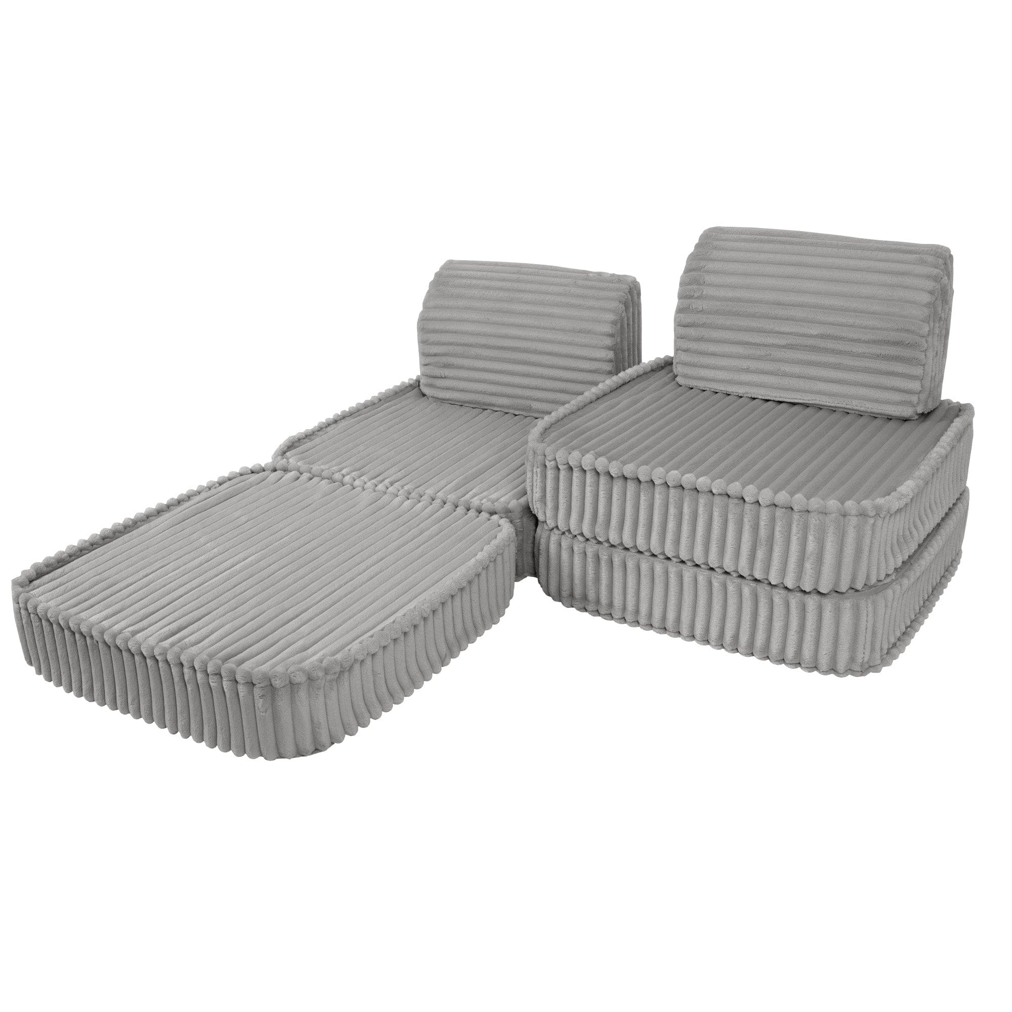 Meowbaby Churros Sofa Basic – Modułowa Sofa Dla Dzieci | 4 Elementy