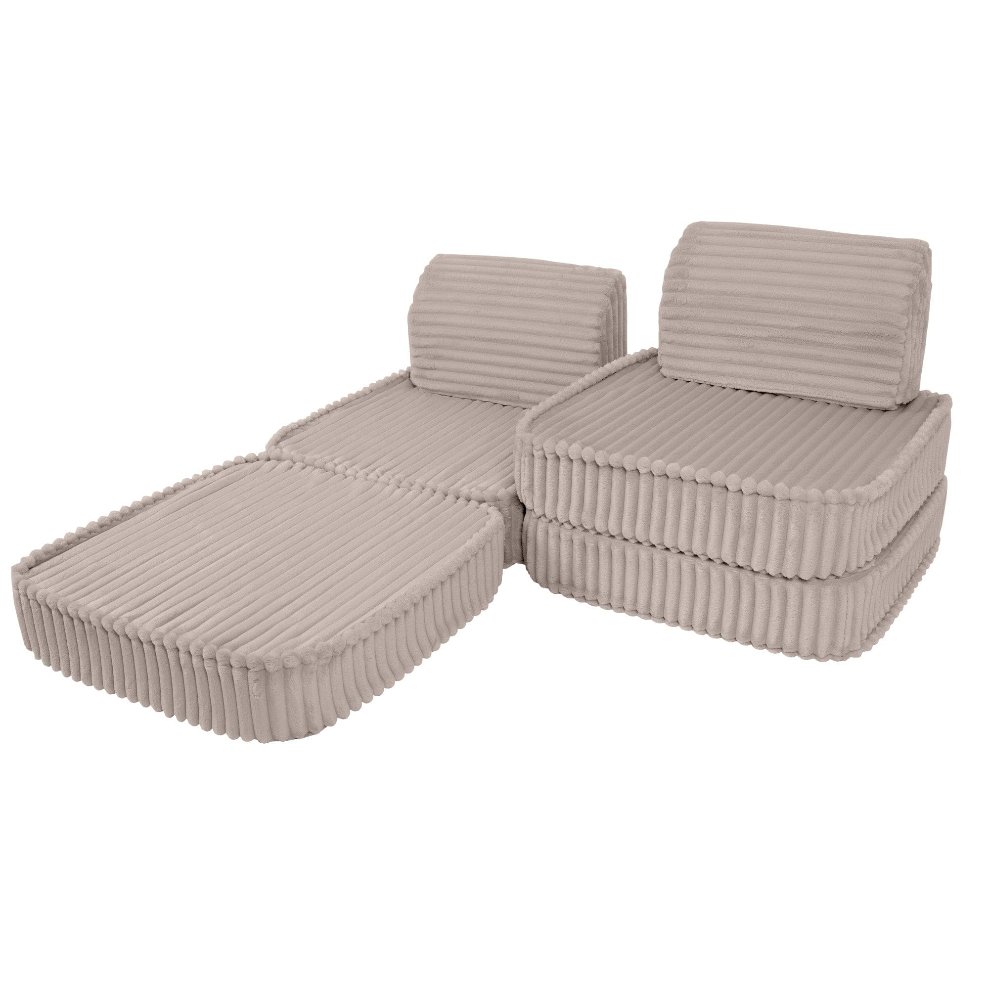 Meowbaby Churros Sofa Basic – Modułowa Sofa Dla Dzieci | 4 Elementy