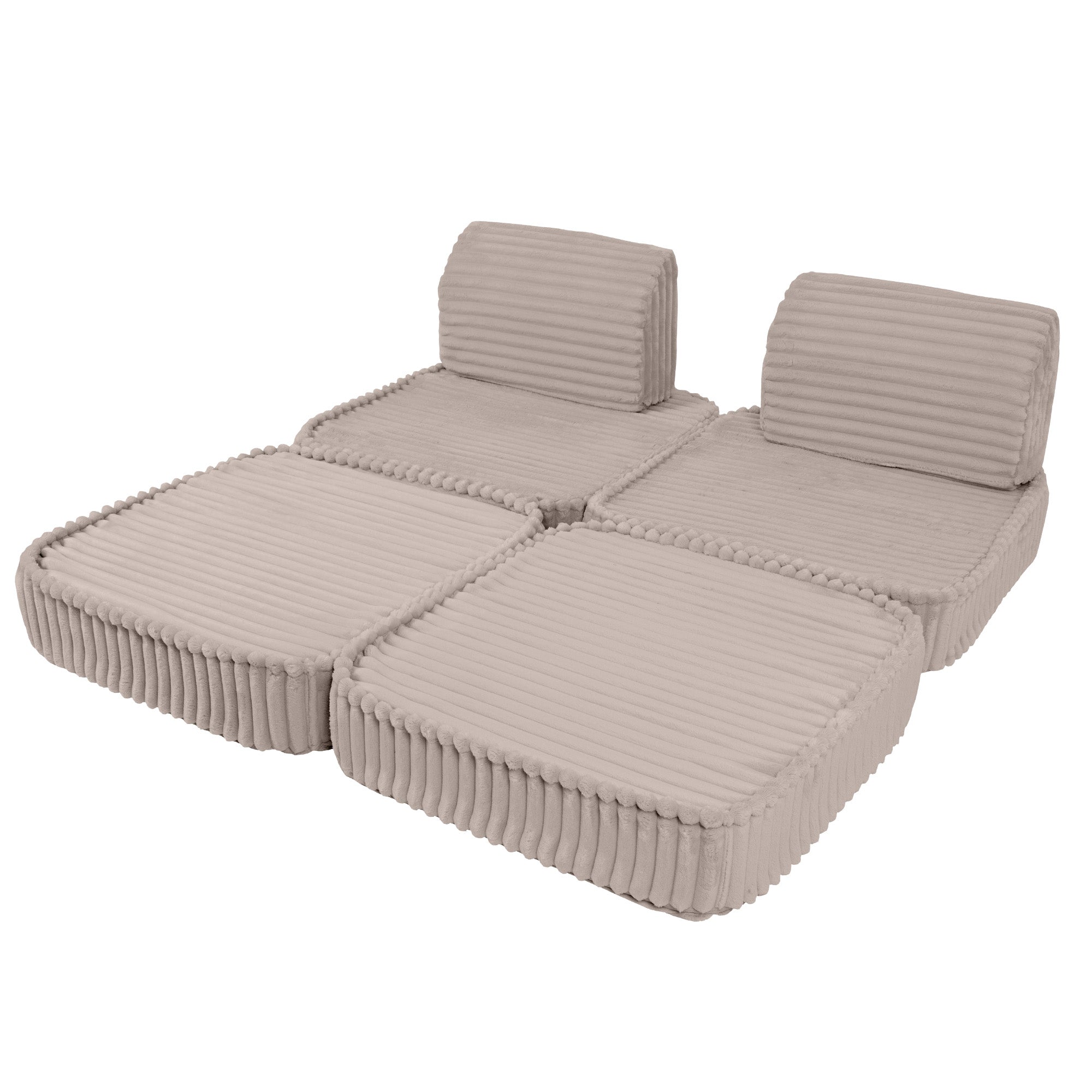 Meowbaby Churros Sofa Basic – Modułowa Sofa Dla Dzieci | 4 Elementy