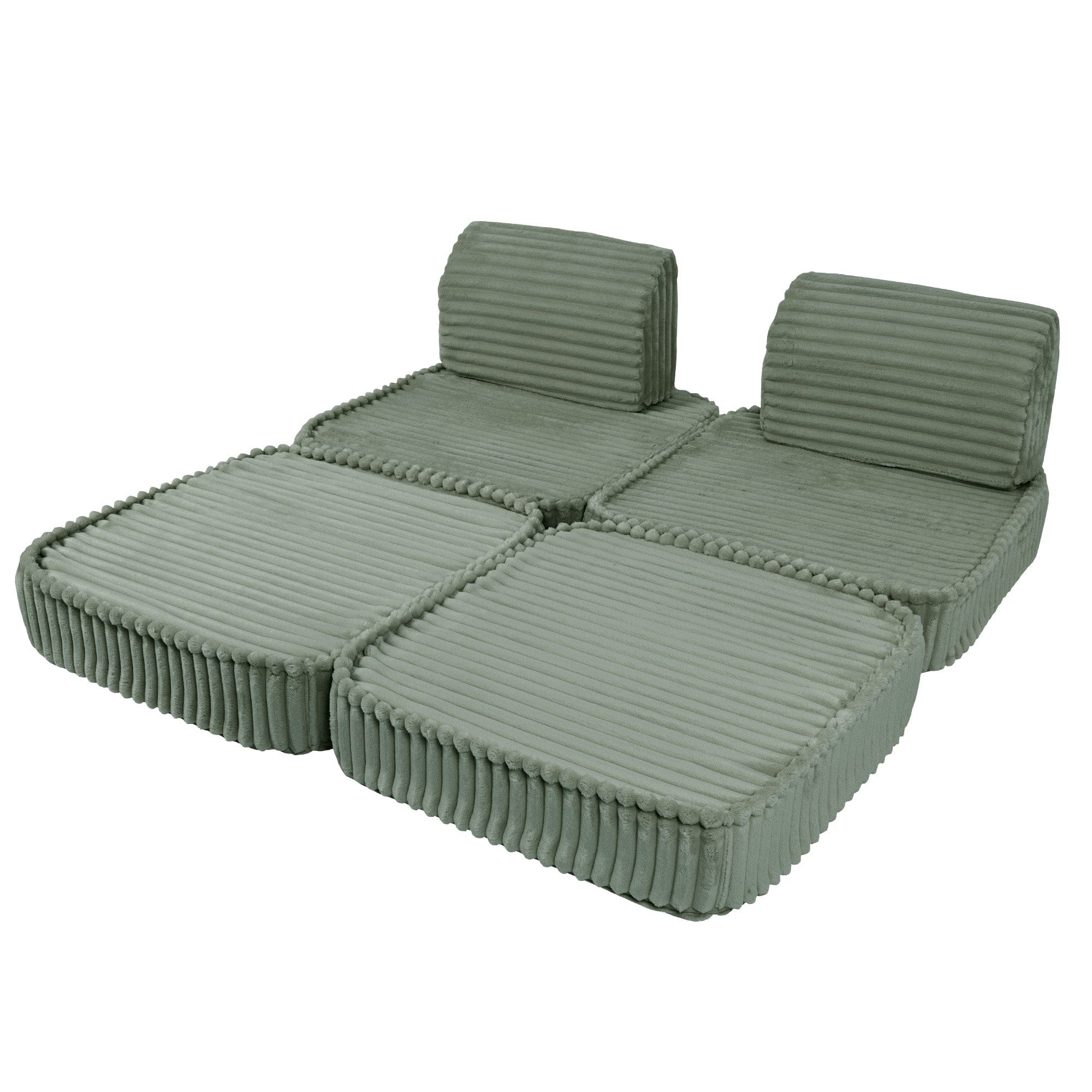 Meowbaby Churros Sofa Basic – Modułowa Sofa Dla Dzieci | 4 Elementy
