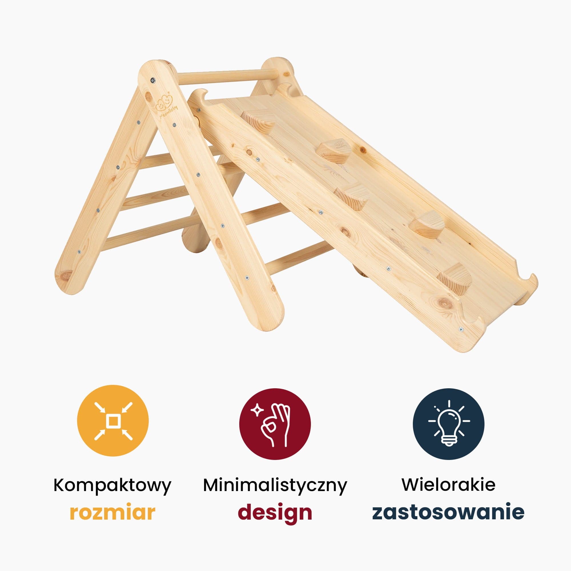 Meowbaby Drewniany Domowy Plac Zabaw dla Dzieci | Różne Zestawy