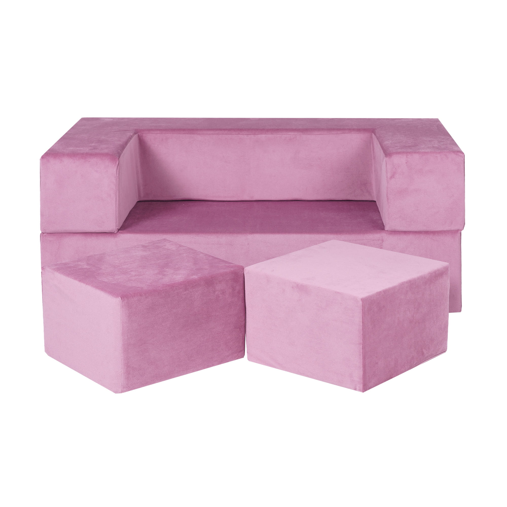 Meowbaby Velvet Cube Sofa – Modułowa Sofa Dla Dzieci | 4 Elementy